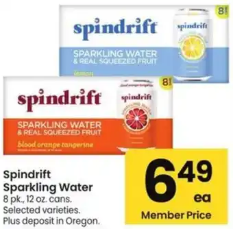 Albertsons Spindrift sparkling water offer