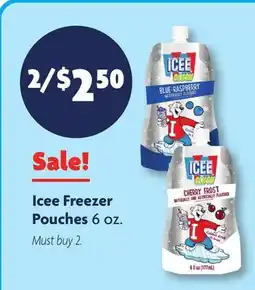 Family Dollar Icee Freezer Pouches offer