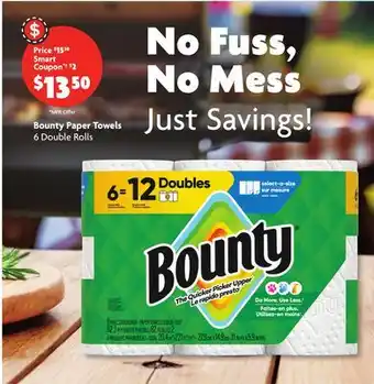 Family Dollar Bounty Paper Towels offer
