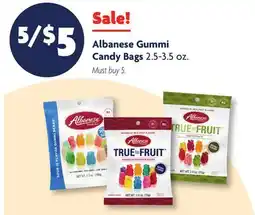 Family Dollar Albanese Gummi Candy Bags offer
