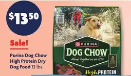 Family Dollar Purina Dog Chow High Protein Dry Dog Food offer