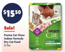 Family Dollar Purina Cat Chow Indoor Formula Dry Cat Food offer