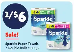 Family Dollar Sparkle Paper Towels offer