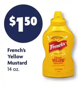 Family Dollar French's Yellow Mustard offer