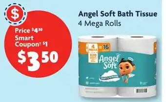 Family Dollar Angel Soft Bath Tissue offer