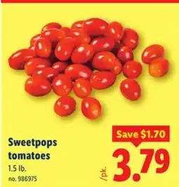 Lidl Sweetpops tomatoes offer