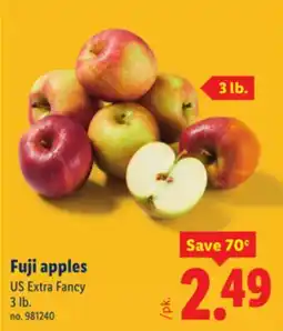 Lidl Fuji apples offer