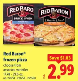 Lidl Red Baron frozen pizza offer