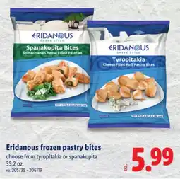 Lidl Eridanous frozen pastry bites offer