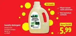 Lidl Laundry detergent offer