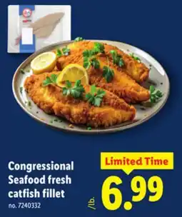 Lidl Congressional Seafood fresh catfish fillet offer