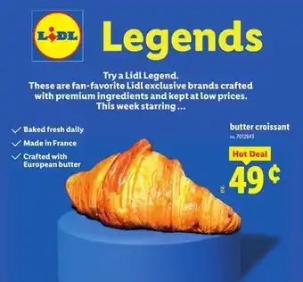 Lidl Butter croissant offer