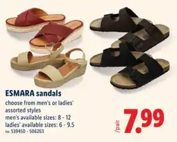 Lidl ESMARA sandals offer