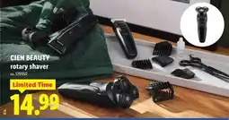 Lidl CIEN BEAUTY rotary shaver offer