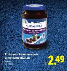 Lidl Eridanous Kalamon whole olives with olive oil offer