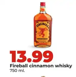 Hy-Vee Fireball cinnamon whisky offer