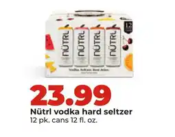 Hy-Vee Nütrl vodka hard seltzer offer