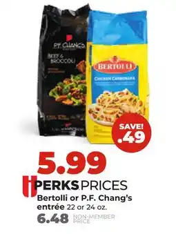 Hy-Vee Bertolli or P.F. Chang's entrée offer