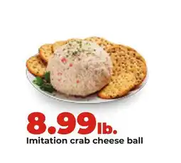 Hy-Vee Imitation crab cheese ball offer