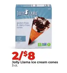 Hy-Vee Jolly Llama ice cream cones offer