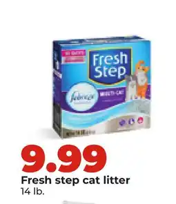 Hy-Vee Fresh step cat litter offer