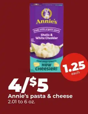Hy-Vee Annie's pasta & cheese offer