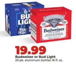 Hy-Vee Budweiser or Bud Light offer