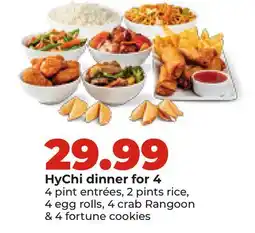 Hy-Vee HyChi dinner for 4 offer