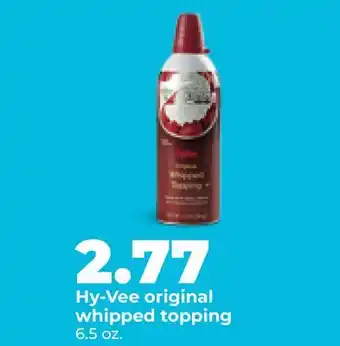 Hy-Vee Hy-Vee original whipped topping offer