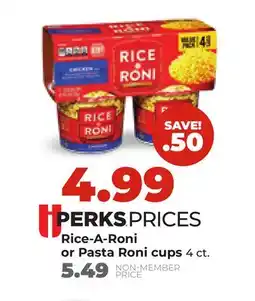 Hy-Vee Rice-A-Roni or Pasta Roni cups offer