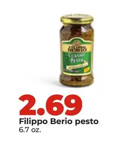 Hy-Vee Filippo Berio pesto offer