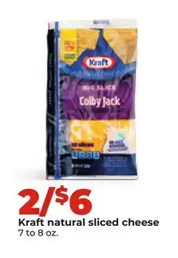 Hy-Vee Kraft natural sliced cheese offer