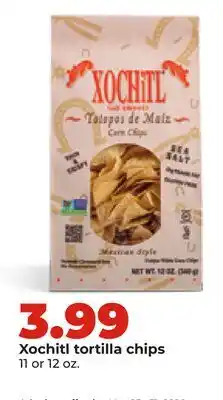 Hy-Vee Xochitl tortilla chips offer