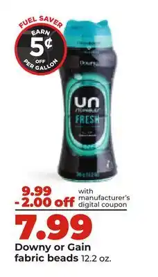 Hy-Vee Downy Or Gain fabric beads offer