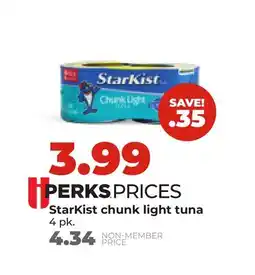 Hy-Vee StarKist chunk light tuna offer