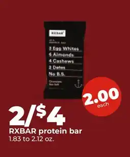 Hy-Vee RXBAR protein bar offer