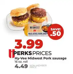 Hy-Vee Hy-Vee Midwest Pork sausage offer