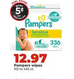 Hy-Vee Pampers wipes offer