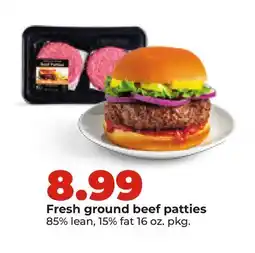 Hy-Vee Fresh ground beef patties offer