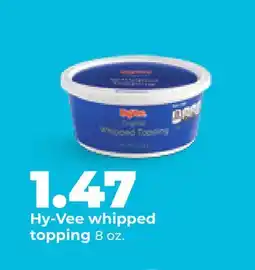 Hy-Vee Hy-Vee whipped topping offer