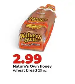 Hy-Vee Nature's Own honey wheat bread offer