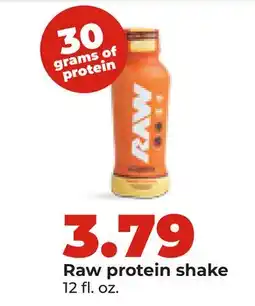 Hy-Vee Raw protein shake offer