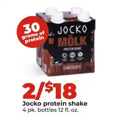 Hy-Vee Jocko protein shake offer