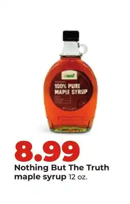 Hy-Vee Nothing But The Truth maple syrup offer