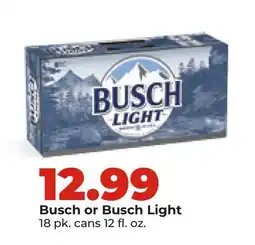 Hy-Vee Busch or Busch Light offer
