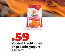 Hy-Vee Yoplait traditional or protein yogurt offer