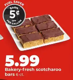 Hy-Vee Bakery-fresh scotcharoo bars offer