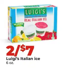 Hy-Vee Luigi's Italian ice offer