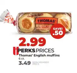 Hy-Vee Thomas' English muffins offer