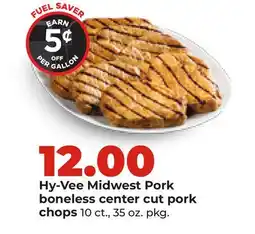 Hy-Vee Hy-Vee Midwest Pork boneless center cut pork chops offer